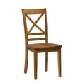 thumbnail image 4 of Jofran Simplicity Solid Wood Classic Cross-Back Dining Chair (Set of 2), 4 of 6