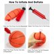 thumbnail image 5 of Set de balones deportivos Hymaz para niños con bomba de aire, fútbol y baloncesto, 5 of 5