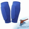 thumbnail image 2 of Ferjadq Ski Guards for Women Men Skiing Shin Guard Pads Socks Compression Elastic Anti Collision Protect Legs Guards for Snowboarding Football Soccer Blue XL, 2 of 8
