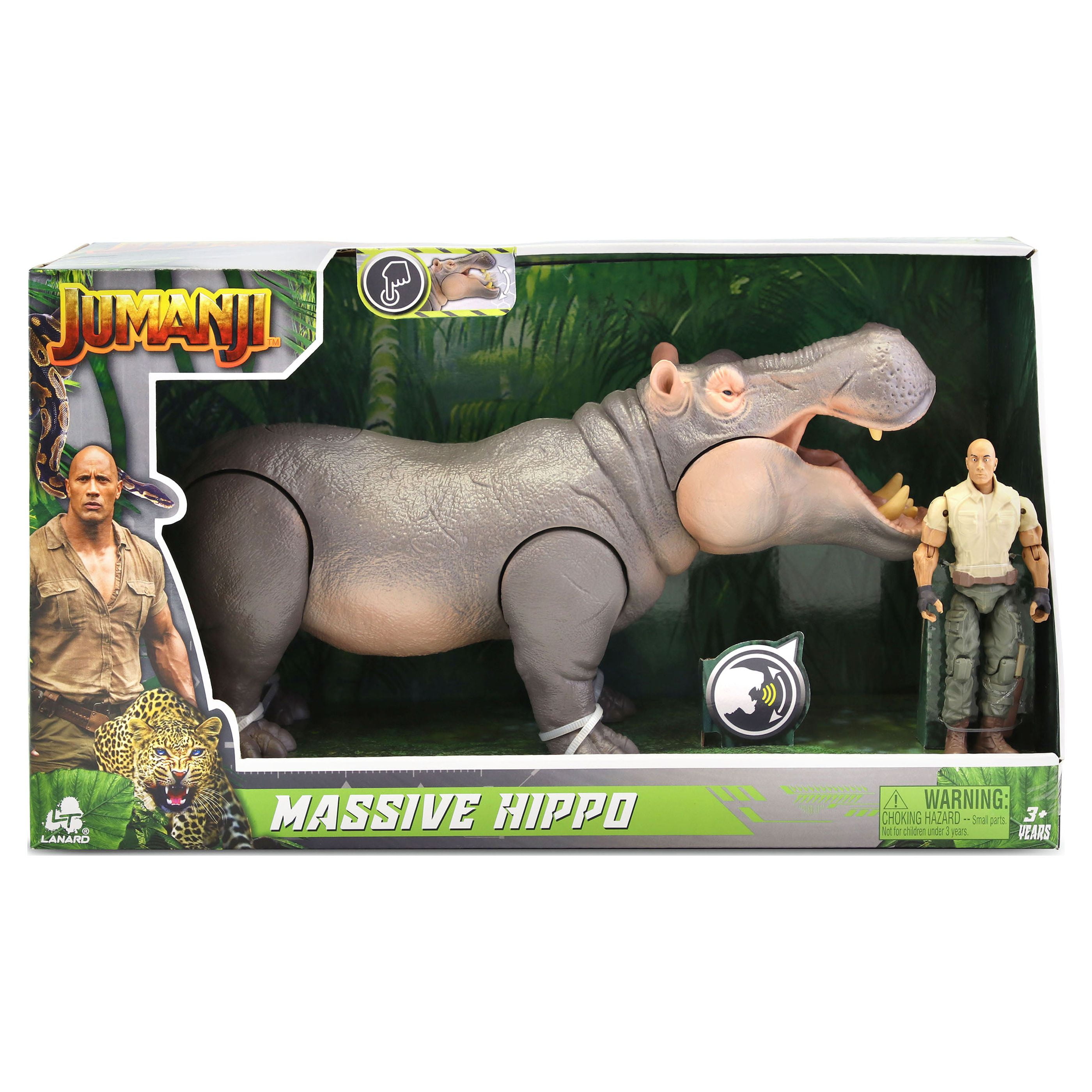 Jumanji Moving Animal With Massive Hippo Style Action Figure (8.5")