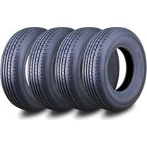 Free Country New PremiumST225/75R15 10 Ply Load Range E w/Featured Side Scuff Guard Trailer Radial Tires, Set of 4