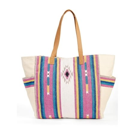 Embossed Fashion Tote - No Boundaries Caroline Woven Tote