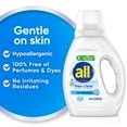 thumbnail image 4 of (2 pack) all Free Clear Liquid Laundry Detergent, 30 oz, 24 Loads, 4 of 14