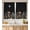 Mushroom, variant on Black and White Buffalo Check Sunflower Kitchen Curtains, Rustic Floral Tier Curtains, Light Filtering Window Curtains for Kitchen Bathroom Laundry Room, 2 Panels, 28"x 40"