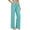 Light Green, variant on Women's Cotton Linen Yoga Pants, High Waist Straight Leg Lounge Pants, Elastic Waist Casual Trousers for Daily Wear, Home, Travel and Relaxation Brown L