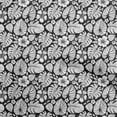 thumbnail image 1 of oneOone Polyester Spandex Black Fabric Leaves Craft Projects Decor Fabric Printed By The Yard 56 Inch Wide-19, 1 of 6