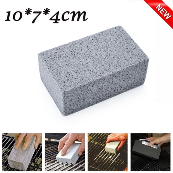 Grill Cleaning Brick Heavy Duty Grease and Char Remover Natural Pumice Stone Material Professional BBQ Griddle Scraper Cleaner for Outdoor Grills
