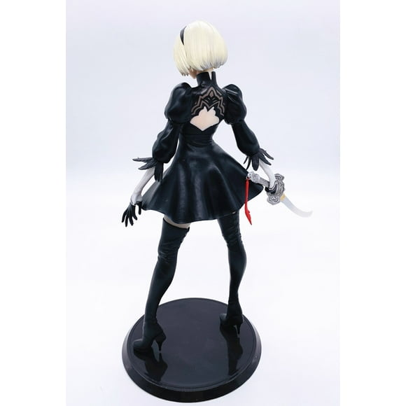 Nier Automate Bring Arts : 2B & Machine Figurine d'Action Lifeform 30cm Décoration de Bureau Voiture Meilleur Cadeau pour Adultes Enfants Figurine