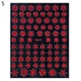 thumbnail image 1 of UDIYO Nail Sticker Christmas Style Snowflake Pattern Vivid Images White Snow Embossed Sticker Xmas Charms for Manicure, 1 of 7