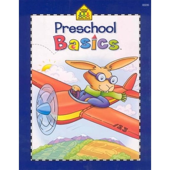 Pre-Owned School Zone Preschool Basics 64-Page Workbook (Paperback) 1589470354 9781589470354