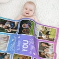 thumbnail image 3 of Gifts for Nana Personalized Blanket Customized Blankets with Photos Grandma Grandmother Picture Throw Blanket Birthday from Granddaughter Blankets, 3 of 6