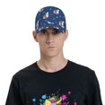 thumbnail image 4 of Fotbe Cute Shark Gorro Clásico de Béisbol, Gorra Ajustable con Broche Snapback, Gorro de Exterior de Algodón Suave, 4 of 6