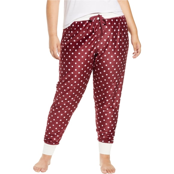 PJ Salvage Oh My Velour Pyjama Jogger Pantalones Merlot 1X/29 para mujer