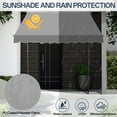 thumbnail image 5 of 78.7"D x 47.2"W x(78.7 -118.1)"H Retractable Awning Grey, 5 of 12
