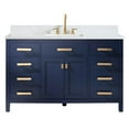 thumbnail image 2 of Design Element Valentino 54" Single Sink Vanity in Blue, 2 of 17