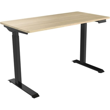 Hanover 47-In. Electric Sit or Stand Desk with Adjustable Heights, Natural