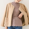 thumbnail image 7 of Long Sleeve Shirts For Women Casual Solid Fitted Turtleneck Sweater Top Womens Long Sleeve Tops, 7 of 7