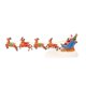 thumbnail image 2 of Surtido de trineos y renos de Papá Noel - Coche navideño de renos con luz LED UP, 2 of 3