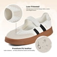 thumbnail image 3 of Sneakers for Women Comfortable Business Casual Tennis Shoes Lightweight Slip on Footwear Women's Fashion Retro Sneakers, 3 of 6