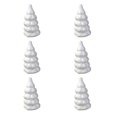 thumbnail image 2 of 6Set Christmas Tree Shape Ornaments DIY Accessories For Kids White Foam 9.5x4.5x4.5cm Creative Holiday Crafts, 2 of 5