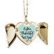 thumbnail image 1 of Gracias por el cuarto año. Collar colgante en forma de melocotón con alas Unbranded M, 1 of 3