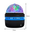 thumbnail image 2 of Proyector Lámpara giratoria Etapa Niños Dormitorio LED Luz nocturna (Cristal) Negro, 2 of 7