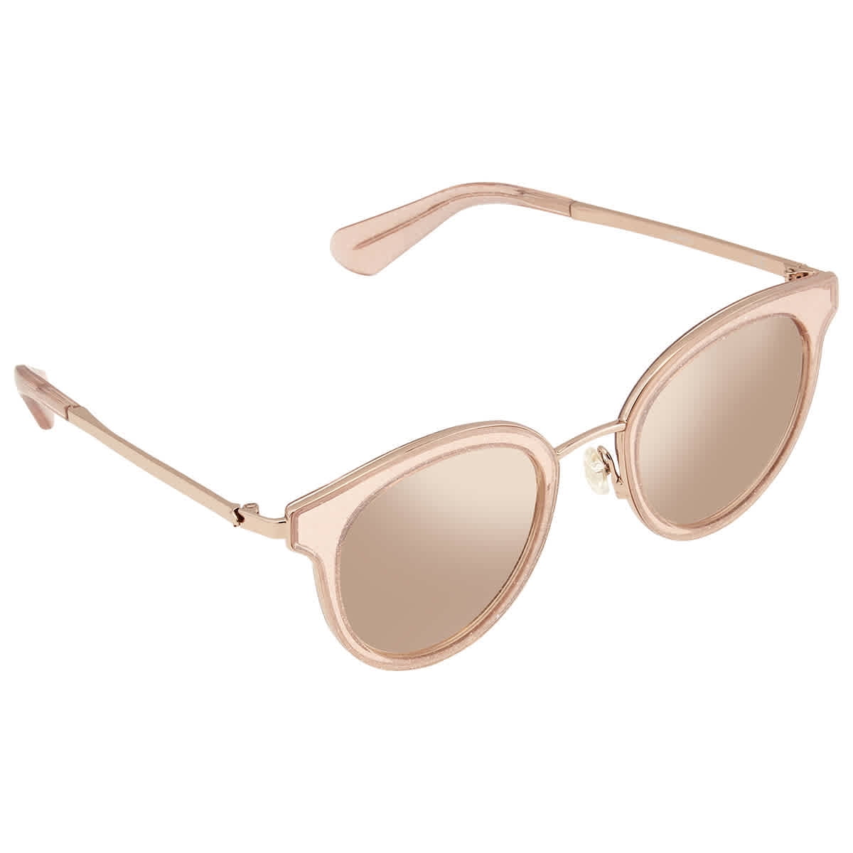 Kate Spade Gray Rose Gold Cat Eye Sunglasses LISANNE/F/S W66 50 -  