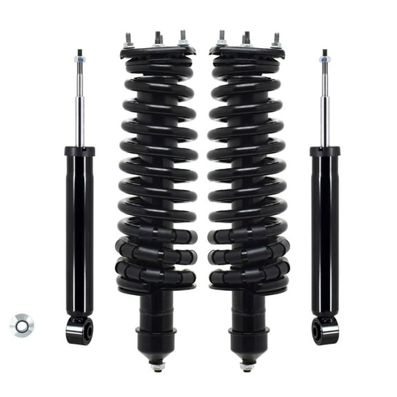 Set 4 Front Shock-Rear Quick Strut-Coil Spring For 1998-2003 Mercedes-Benz ML320