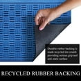 thumbnail image 5 of A1HC Indoor Outdoor Mat, Front and Back Entrance Welcome Mats, Front Door Patio Mats 18X30 Inches, Non-Slip Easy Clean Entrance Washable Doormats, Blue, 5 of 8