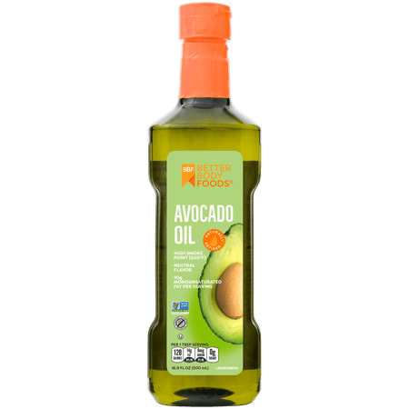 Better Body Foods Pure Avocado Oil, 16.9 oz (The Best Oil For Cooking High Heat)