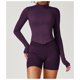 thumbnail image 4 of Chaqueta de Yoga for mujer, chaqueta de Yoga deportiva for correr al aire libre con cremallera, chaqueta de manga larga, ropa de Yoga de secado rápido for niñas, 4 of 6