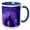 Blue/White, variant on 3drose, Image of Purple Ultra Violet Marble Agate Gem Malachite Quartz, 15oz Mug