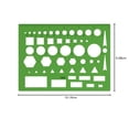 thumbnail image 2 of Plantilla Para Dibujo Técnico Westcott Verde, 2 of 6