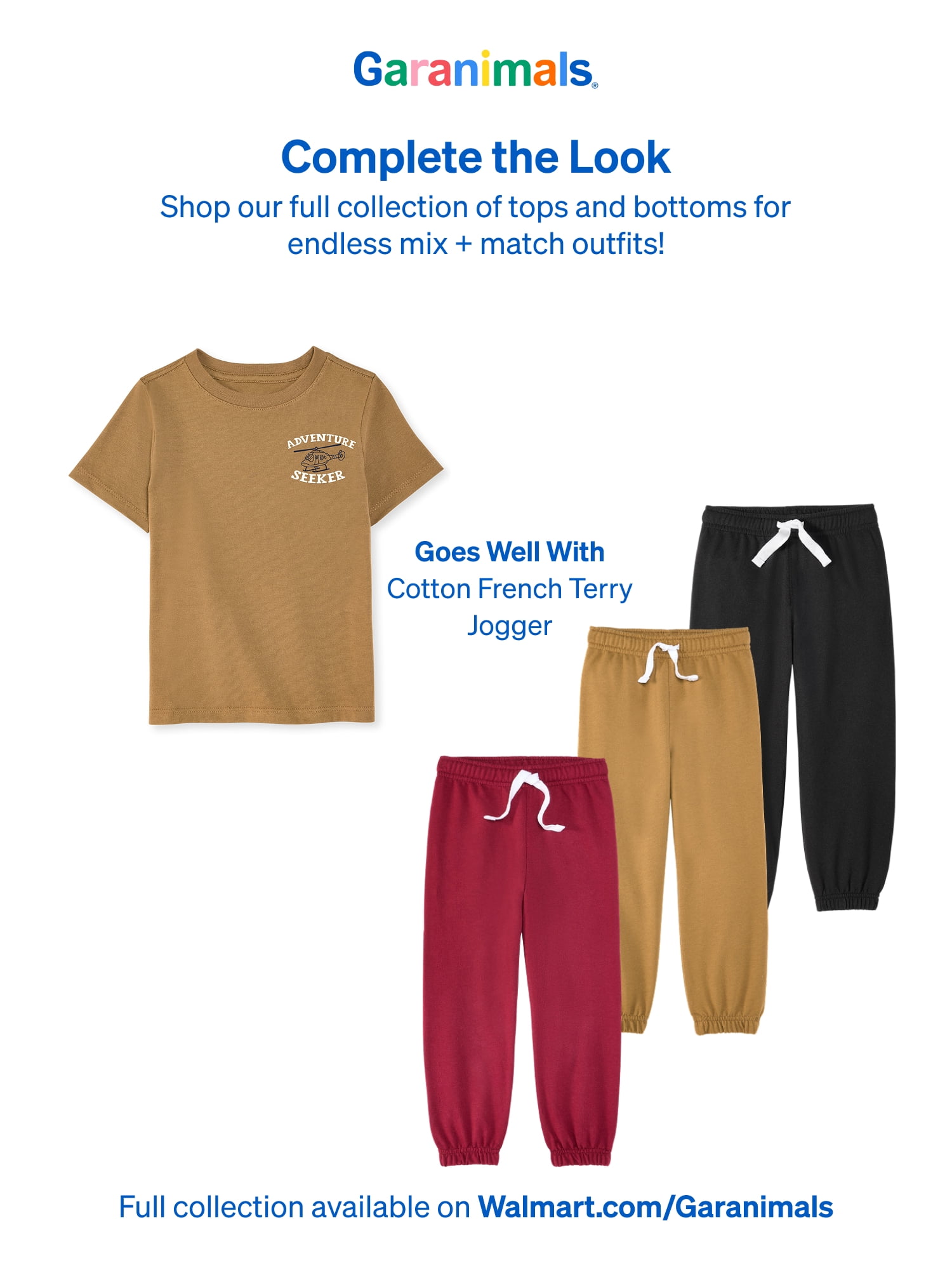Garanimals Baby & Toddler Boys Shirts, Single & 3-Pack, Sizes 0-6T