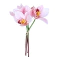 thumbnail image 5 of FONDOTIN Table Decorations Wedding Simulated Flower Cymbidium Pink Wire 1Set, 5 of 8