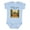 AE-Light Blue, variant on Williamsburg Virginia Landmark Illustration Boys or Girls Baby Bodysuit