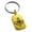 Gold, variant on Stainless Steel Reiki Gnosa Connection Engraved Small Rectangle Dog Tag Charm Keychain Keyring