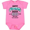 thumbnail image 3 of Inktastic Happy Birthday, Daddy Best Ever in Blue Boys or Girls Baby Bodysuit, 3 of 5