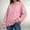 Pink, variant on Hueoook Plus Size Hoodies for Women Trendy Fall Sweatshirts Trendy Casual Hooded Drawstring Long Sleeve Sweatshirt Top Pink 2X