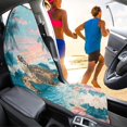 thumbnail image 3 of Bulopur Sea Turtle Car Seat Towel Cover After Beach Gym Workout Athletic Towel Car Seat Cover for Sports Universal Car Seat Protector Fit Most Vehicles Gift for Family, 3 of 8
