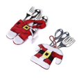 thumbnail image 4 of 6-pack Christmas Ornaments Santa Silverware Holder Pocket Dinner Decorations, 4 of 4