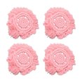 thumbnail image 2 of Posavasos tejidos de hilo de algodón con borla, redondos, Color puro, elegantes, DIY, pintalabios, almohadillas para ollas, color rosa, 4 Uds., 2 of 5