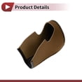 thumbnail image 4 of Cubierta de Pomo de Cambio Antideslizante Unique Bargains para Honda Accord 8 08-12 Cuero Negro Marrón, 4 of 6