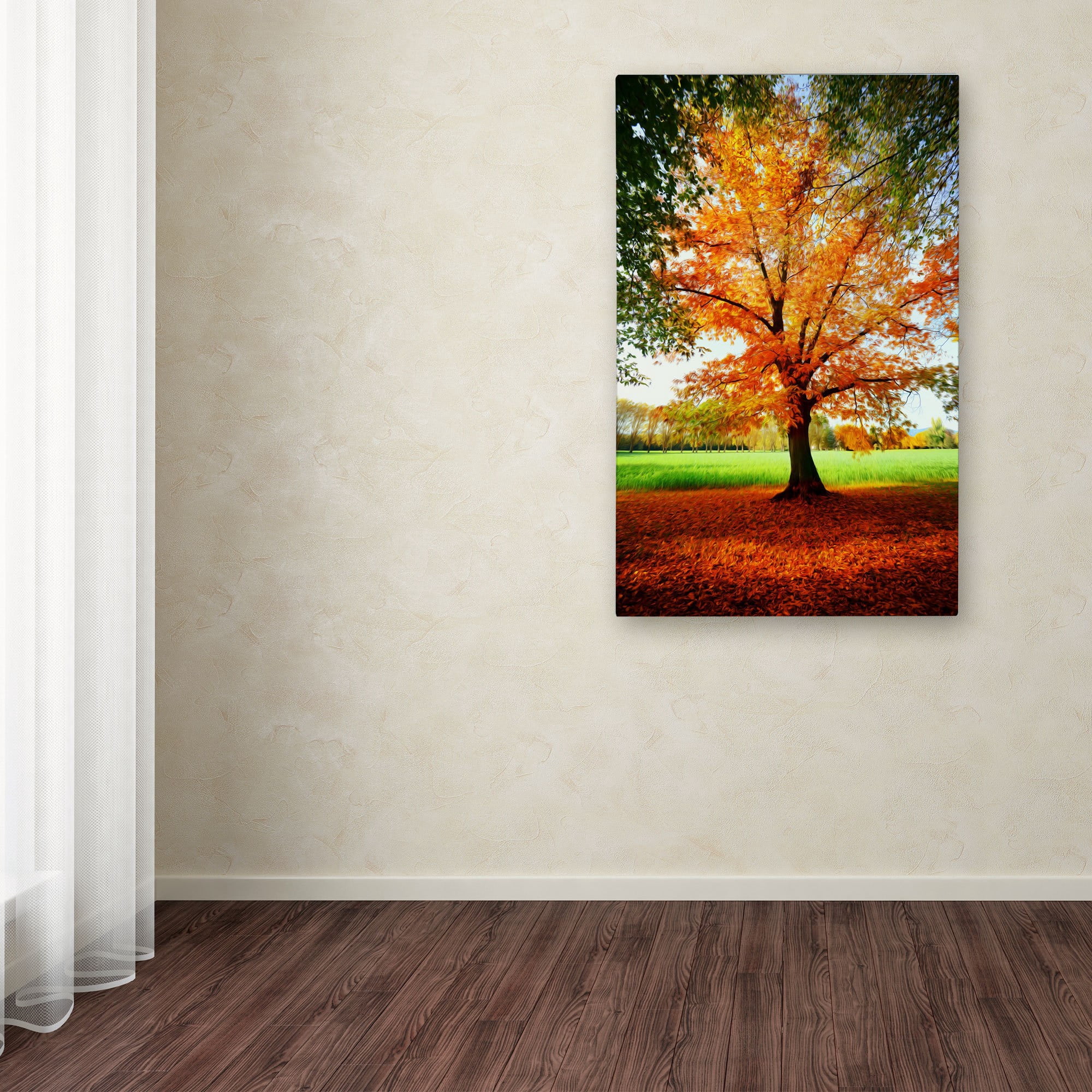 Trademark Fine Art "Tout Feu Tout Flamme" Canvas Art by Philippe Sainte-Laudy