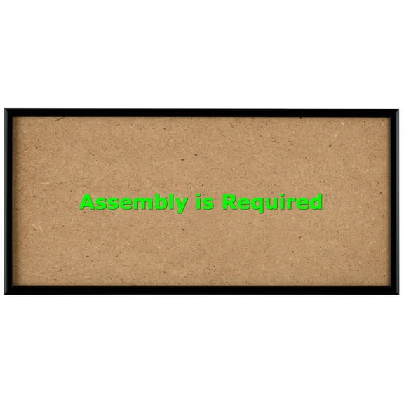 Quadro Frames 7x15 inch Picture Frame, Black, Style P375-3/8 inch Wide Molding