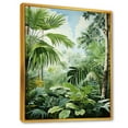 thumbnail image 2 of Designart "Tranquil Minimalist Jungle Palms" Palms & Palm Trees Floater Framed Canvas Wall Art, 2 of 5