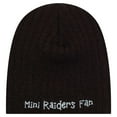 thumbnail image 2 of Infant New Era Black Las Vegas Raiders Mini Knit Hat, 2 of 2