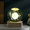 thumbnail image 3 of Galaxy Cosmos Series Night Light 2.36inch Mini LED Crystal Ball Lamp Gift For Kids&Friends Home Decor, 3 of 13