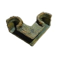 thumbnail image 2 of Resina para Acuario, Escondite de Paso en Esquina para Peces y Camarones, Aspecto Natural, Seguro para el Agua, 13x13x7cm, Túnel Decorativo Marrón, 2 of 8