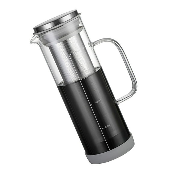 Effective Cold Brew Coffee Machine Artistic Cold Brew Coffee Jar with Removable Filter Effective Glass Coffee Maker